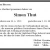 Thut Simon 1931-2008 Todesanzeige